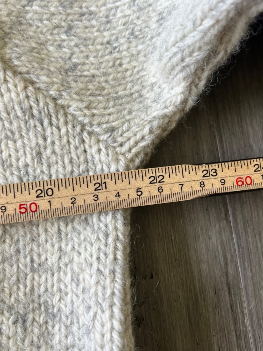 Devold of Norway Nansen Gray Melange Wool High Zip Neck Sweater M - Picture 7 of 10